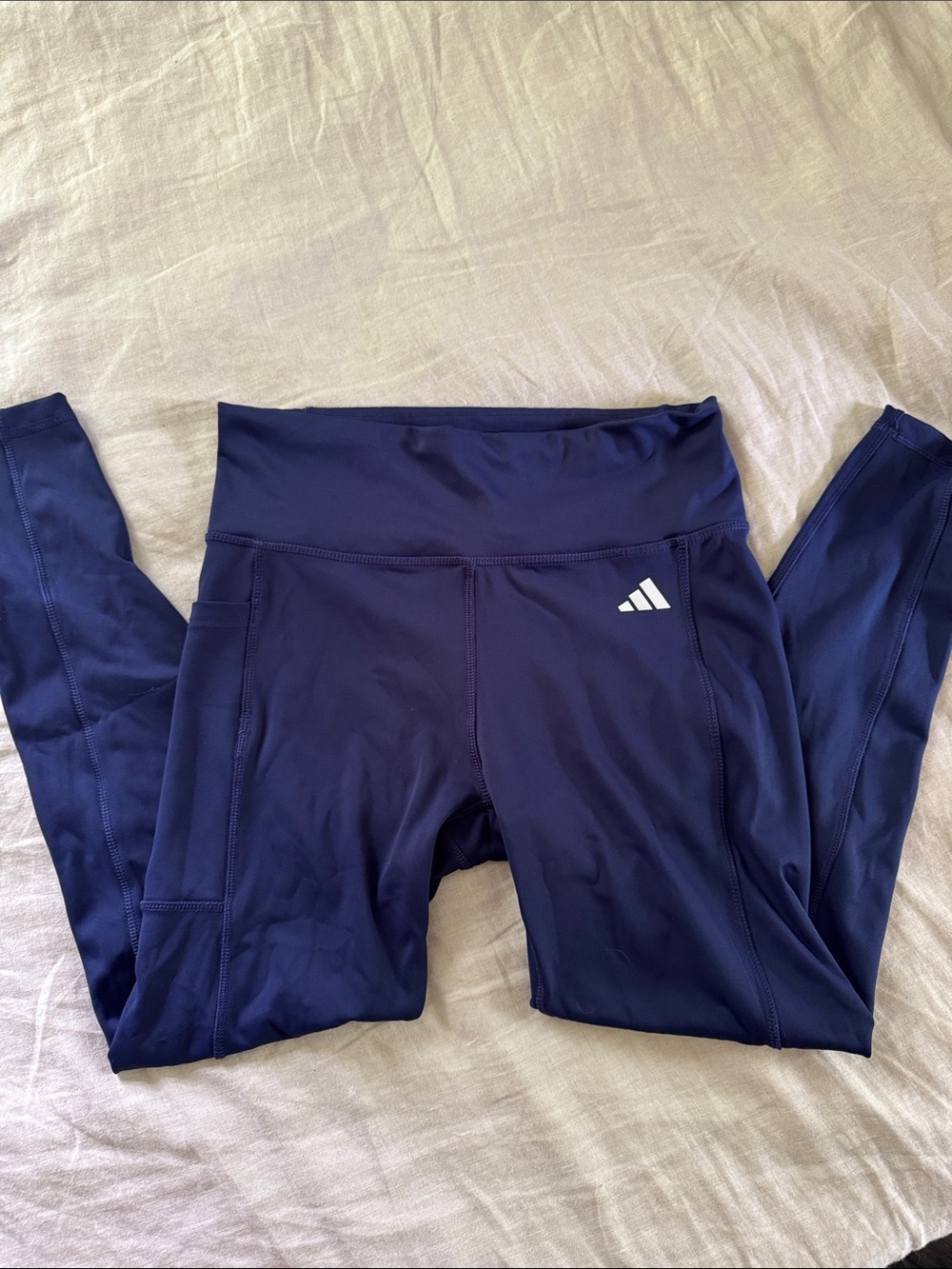 Blue Adidas Leggings